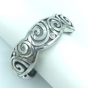Brighton Silver Scrollwork Bracelet